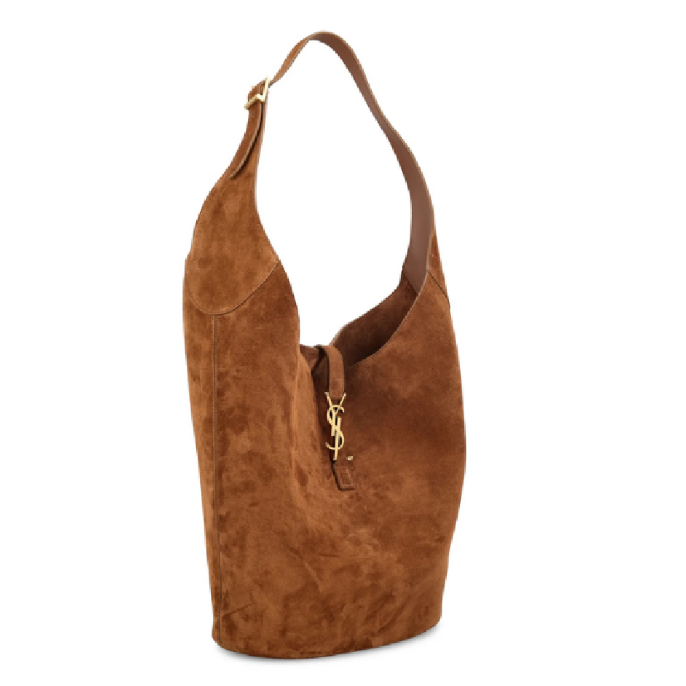 Saint Laurent Le 5 À 7 Logo Plaque Hobo Bag