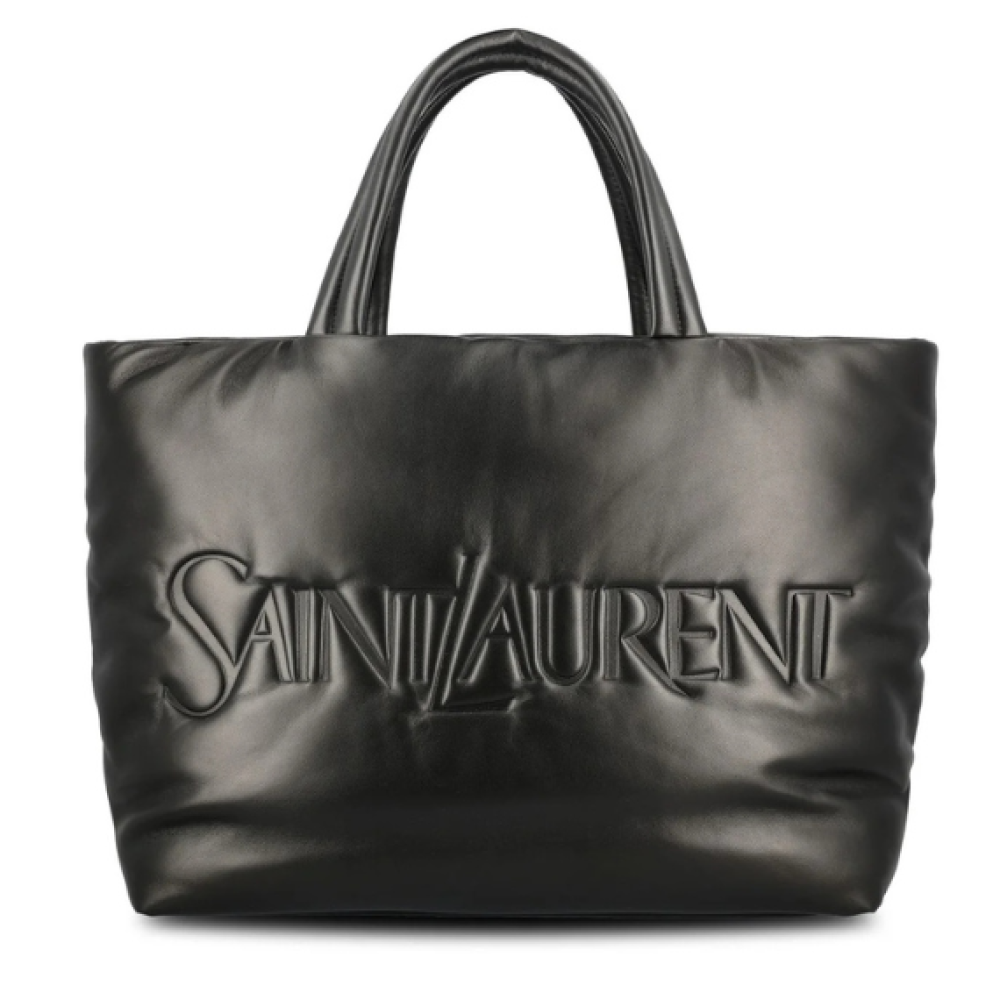 Saint Laurent Logo Detailed Large Tote Bag