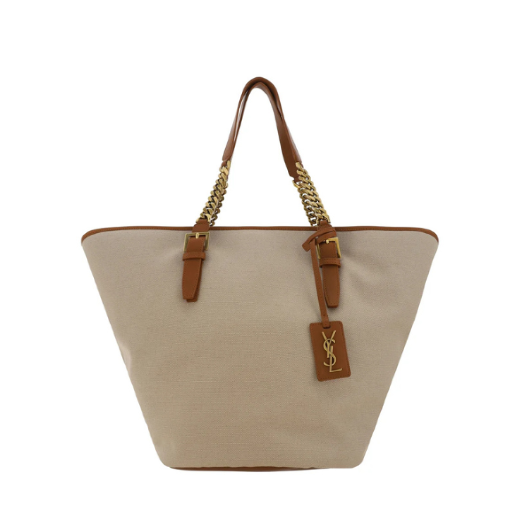 Saint Laurent Cassandre Logo Patch Top Handle Bag