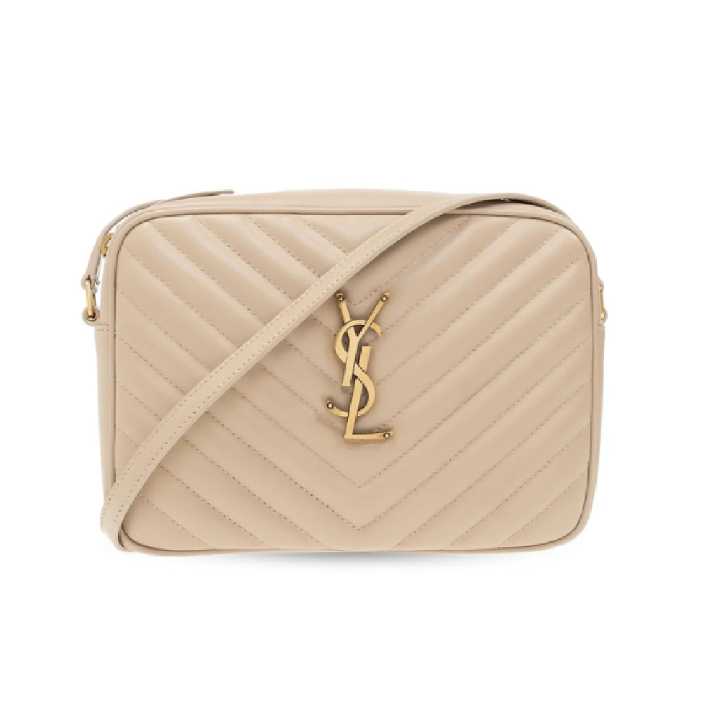 Saint Laurent Lou Zip-Up Quilted Crossbody Bag