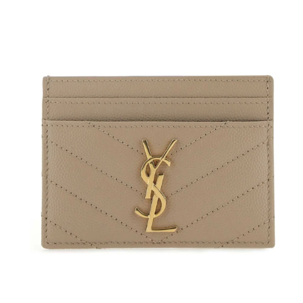 Saint Laurent Saint Laurent Cassandre Matelassé Card Case