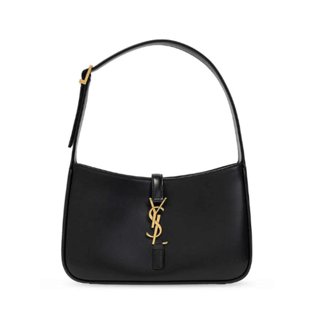 Saint Laurent Le 5 À 7 Logo Plaque Hobo Bag