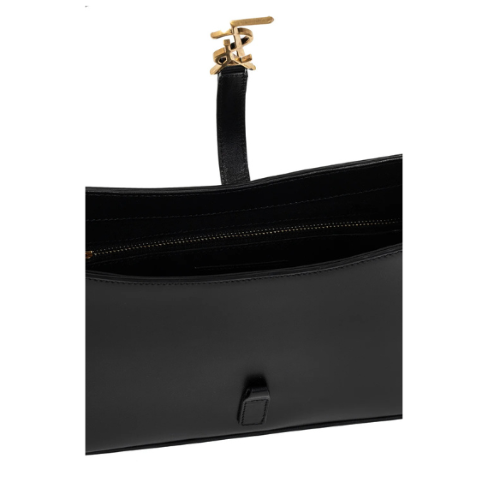 Saint Laurent Le 5 À 7 Logo Plaque Hobo Bag