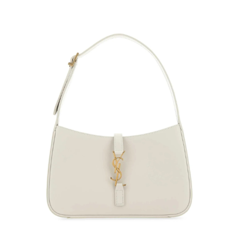 Saint Laurent Le 5 À 7 Logo Plaque Hobo Bag