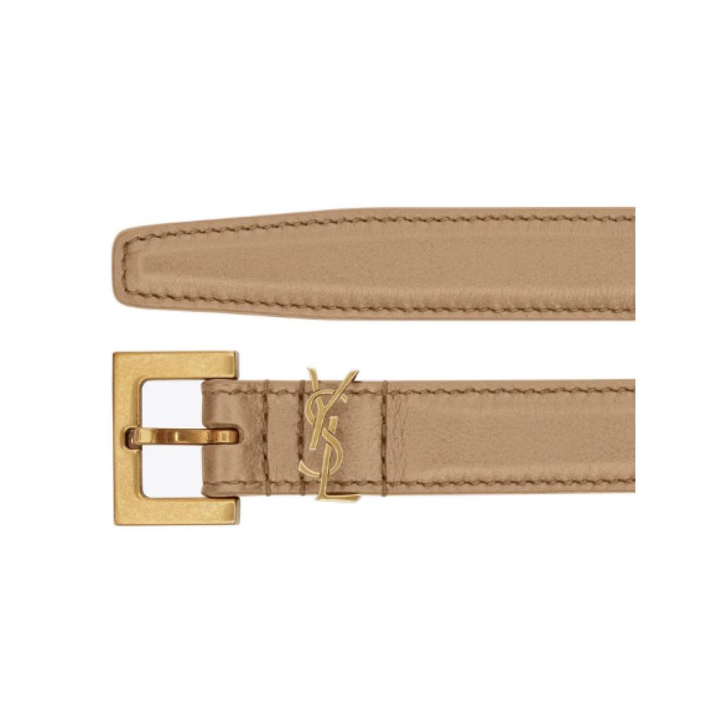Saint Laurent Saint Laurent Monogram Narrow Belt