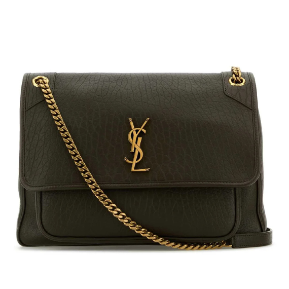 Saint Laurent Niki Logo Plaque Shoulder Bag
