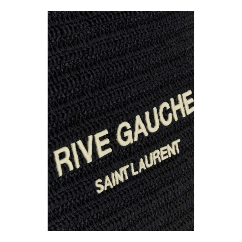 Saint Laurent Rive Gauche Embroidered Tote Bag