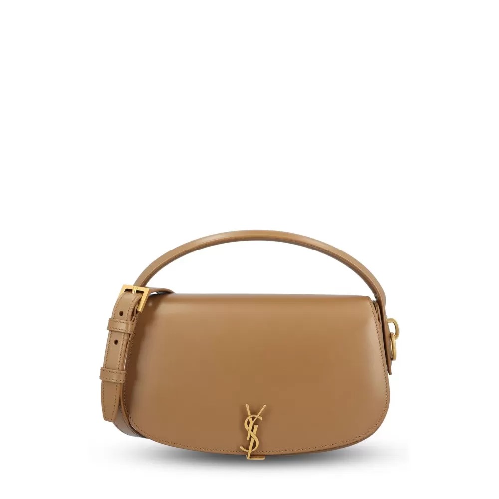 Saint Laurent Voltaire Logo Plaque Shoulder Bag