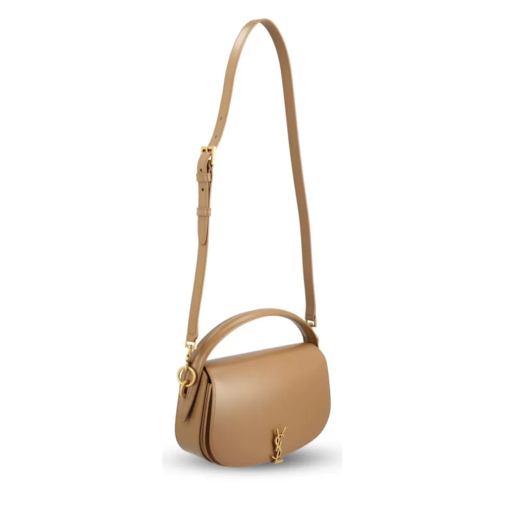 Saint Laurent Voltaire Logo Plaque Shoulder Bag