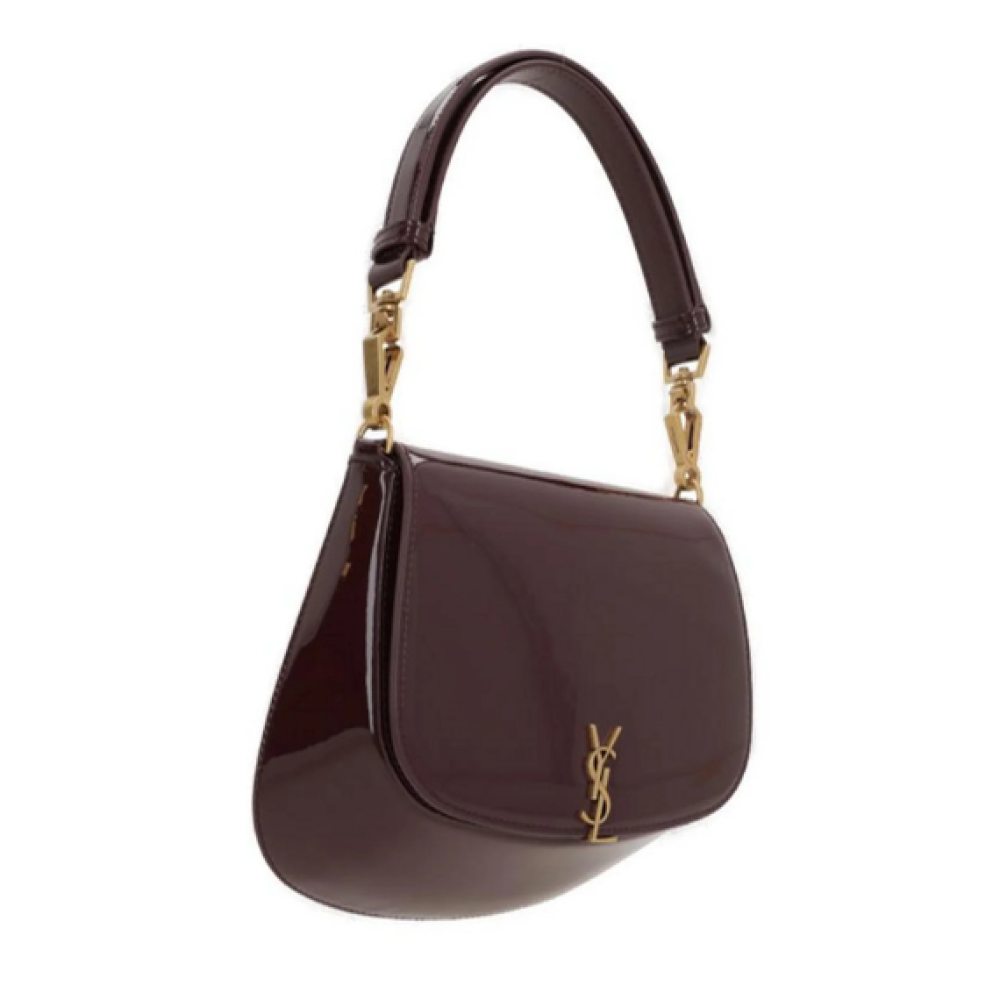 Saint Laurent Voltaire Logo Plaque Tote Bag