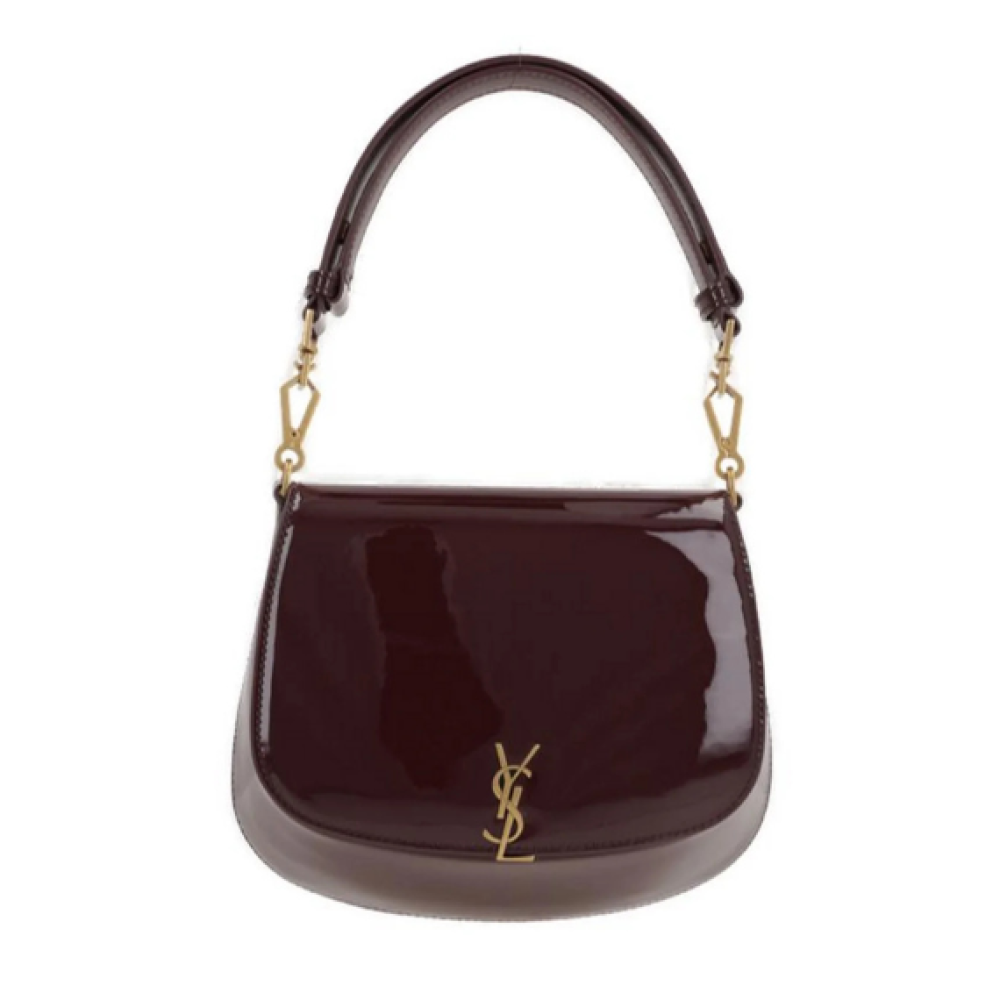 Saint Laurent Voltaire Logo Plaque Tote Bag
